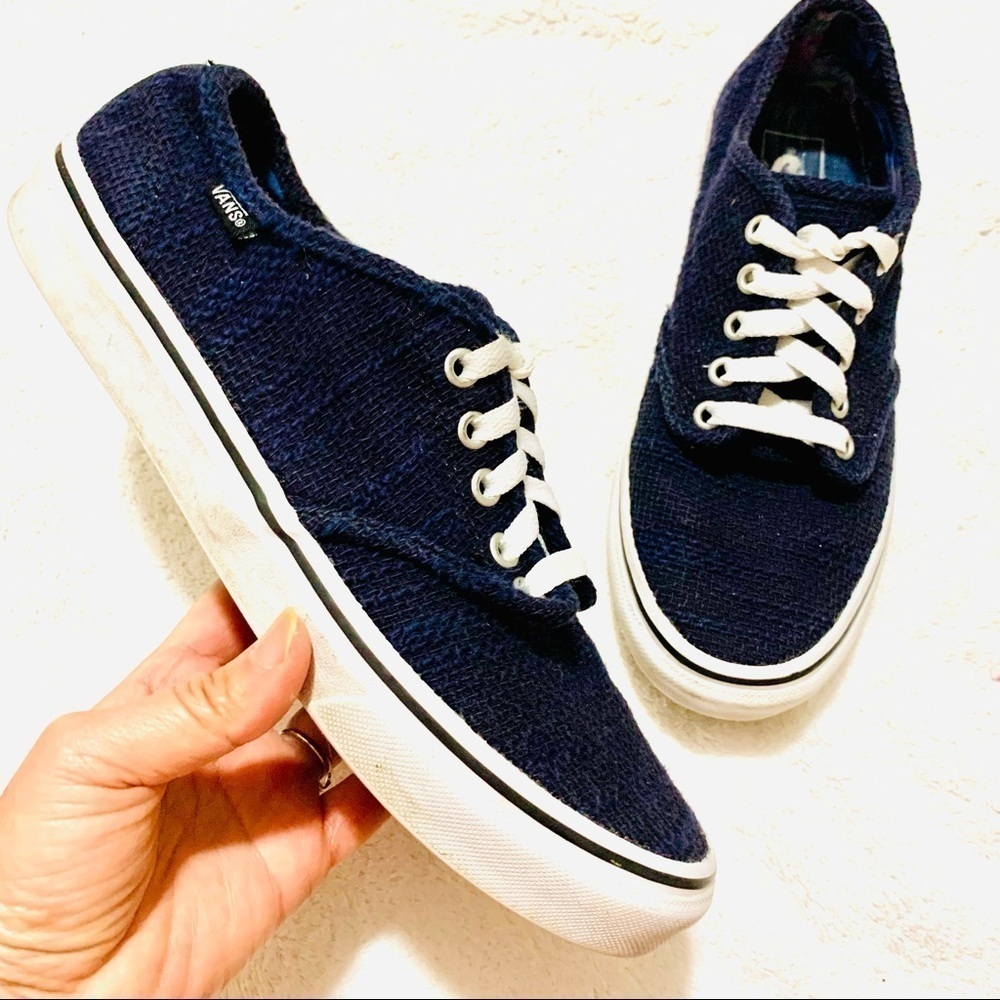 VANS LO PRO Classic Navy  Canvas ULTRA CUSH Sz 8.5
